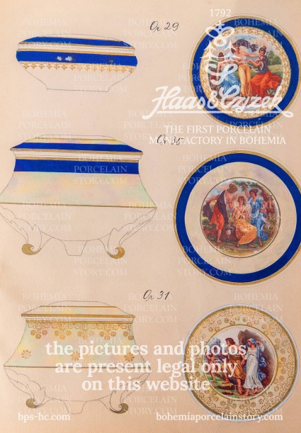 Decoration of cups, saucers and decorative items #3467